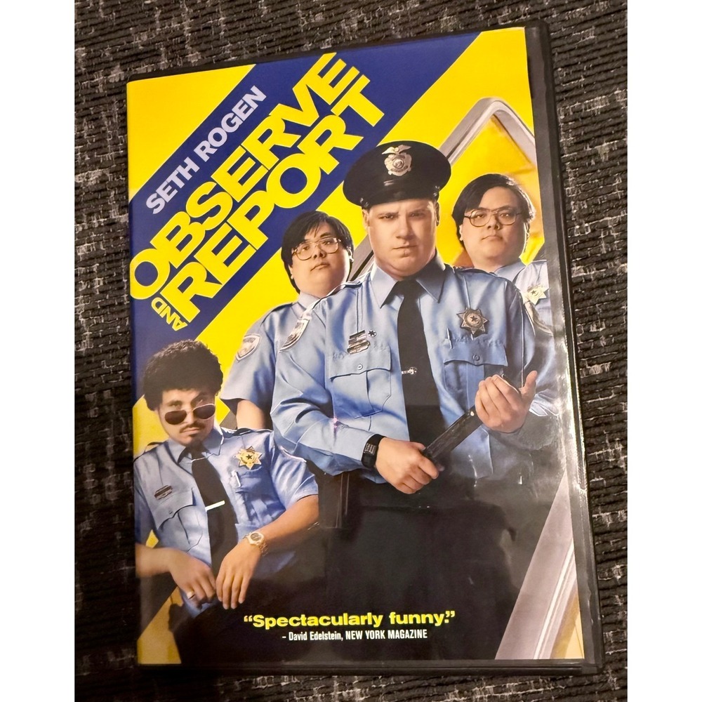 Warner Bros Observe and Report DVD Seth Rogen R Excellent Widescreen Full-Screen